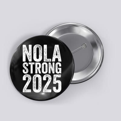 Nola Strong 2025 Red New Orleans Support Button