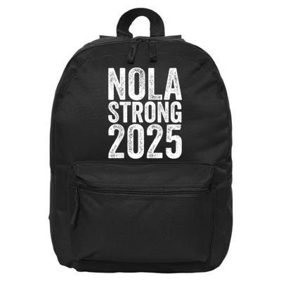 Nola Strong 2025 Red New Orleans Support 16 in Basic Backpack