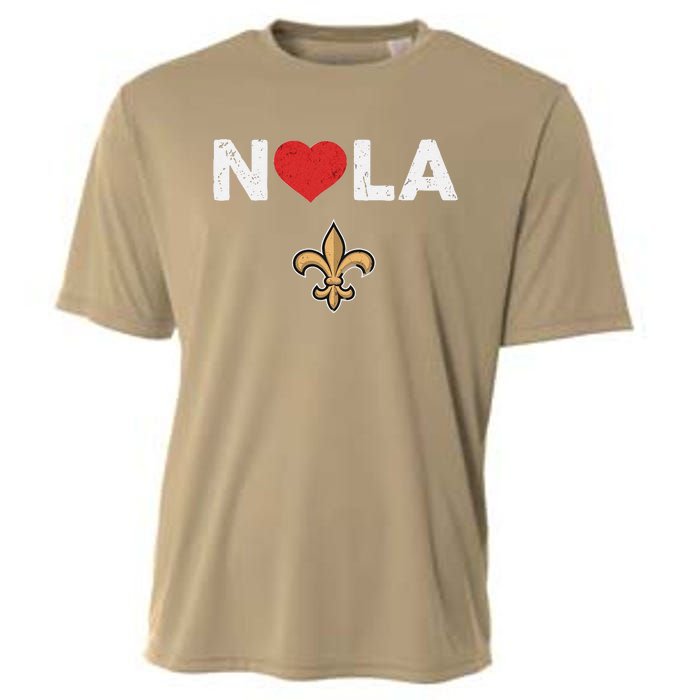 Nola Strong 2025 New Orleans Support Cooling Performance Crew T-Shirt