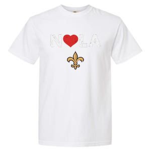 Nola Strong 2025 New Orleans Support Garment-Dyed Heavyweight T-Shirt