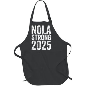 Nola Strong 2025 Never Forget New Orleans Full-Length Apron With Pockets