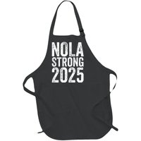 Nola Strong 2025 Never Forget New Orleans Full-Length Apron With Pockets