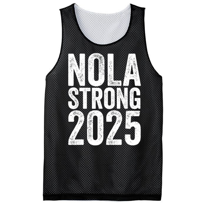 Nola Strong 2025 Never Forget New Orleans Mesh Reversible Basketball Jersey Tank