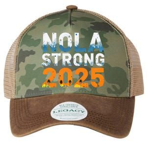 Nola Strong 2025 Never Forget New Orleans Retro Legacy Tie Dye Trucker Hat