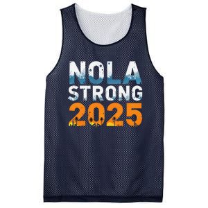 Nola Strong 2025 Never Forget New Orleans Retro Mesh Reversible Basketball Jersey Tank