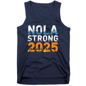 Nola Strong 2025 Never Forget New Orleans Retro Tank Top