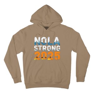 Nola Strong 2025 Never Forget New Orleans Retro Hoodie