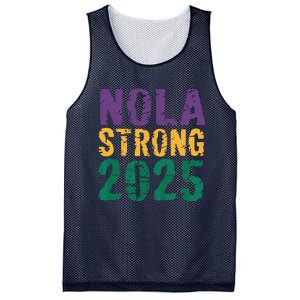 Nola Strong 2025 New Orleans Resilient Community Pride Mesh Reversible Basketball Jersey Tank