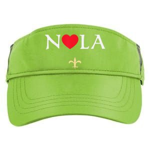 Nola Strong 2025 New Orleans Support Adult Drive Performance Visor