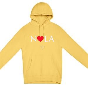 Nola Strong 2025 New Orleans Support Premium Pullover Hoodie