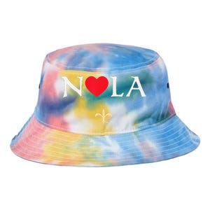 Nola Strong 2025 New Orleans Support Tie Dye Newport Bucket Hat