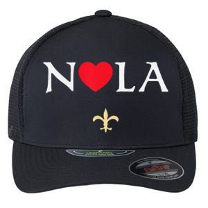 Nola Strong 2025 New Orleans Support Flexfit Unipanel Trucker Cap