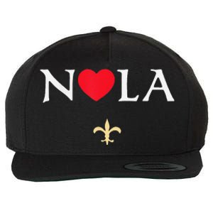 Nola Strong 2025 New Orleans Support Wool Snapback Cap