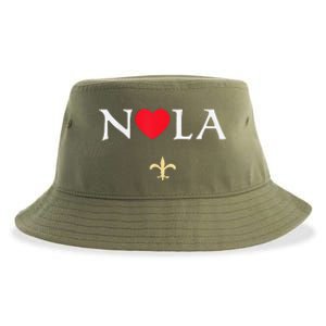 Nola Strong 2025 New Orleans Support Sustainable Bucket Hat