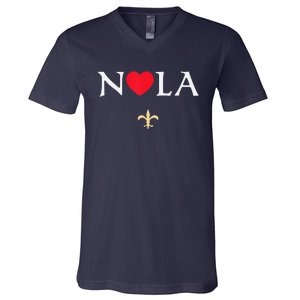 Nola Strong 2025 New Orleans Support V-Neck T-Shirt