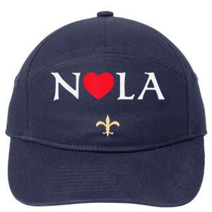 Nola Strong 2025 New Orleans Support 7-Panel Snapback Hat