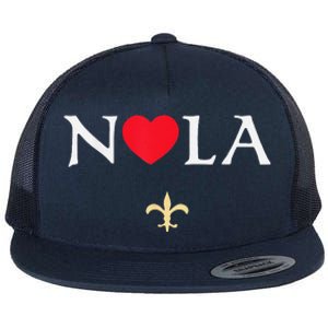 Nola Strong 2025 New Orleans Support Flat Bill Trucker Hat