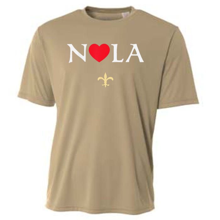 Nola Strong 2025 New Orleans Support Cooling Performance Crew T-Shirt