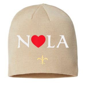 Nola Strong 2025 New Orleans Support Sustainable Beanie