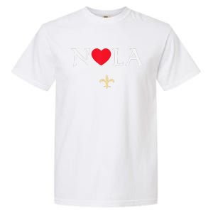 Nola Strong 2025 New Orleans Support Garment-Dyed Heavyweight T-Shirt