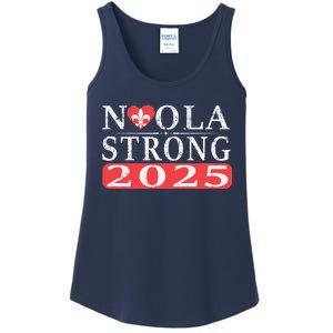 Nola Strong 2025 New Orleans Support Ladies Essential Tank