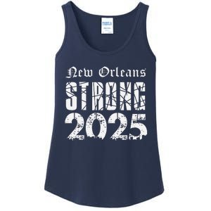 Nola Strong 2025 Never Forget New Orleans Support Ladies Essential Tank