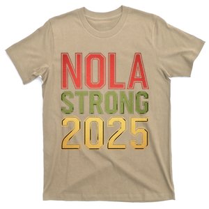 Nola Strong 2025 New Orleans Resilient Community Pride T-Shirt