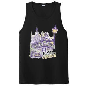 Nola Strong 2025 Rednew Orleans Support PosiCharge Competitor Tank