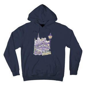 Nola Strong 2025 Rednew Orleans Support Tall Hoodie