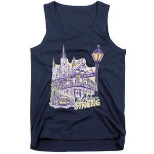 Nola Strong 2025 Rednew Orleans Support Tank Top