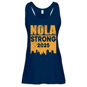 Nola Strong 2025 Never Forget New Orleans Ladies Essential Flowy Tank