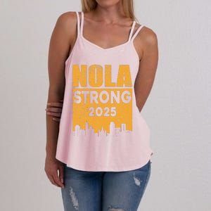 Nola Strong 2025 Never Forget New Orleans Women's Strappy Tank