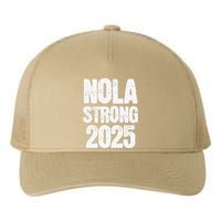 Nola Strong 2025 Never Forget New Orleans Support Yupoong Adult 5-Panel Trucker Hat