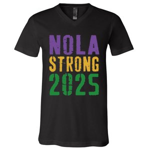 Nola Strong 2025 V-Neck T-Shirt