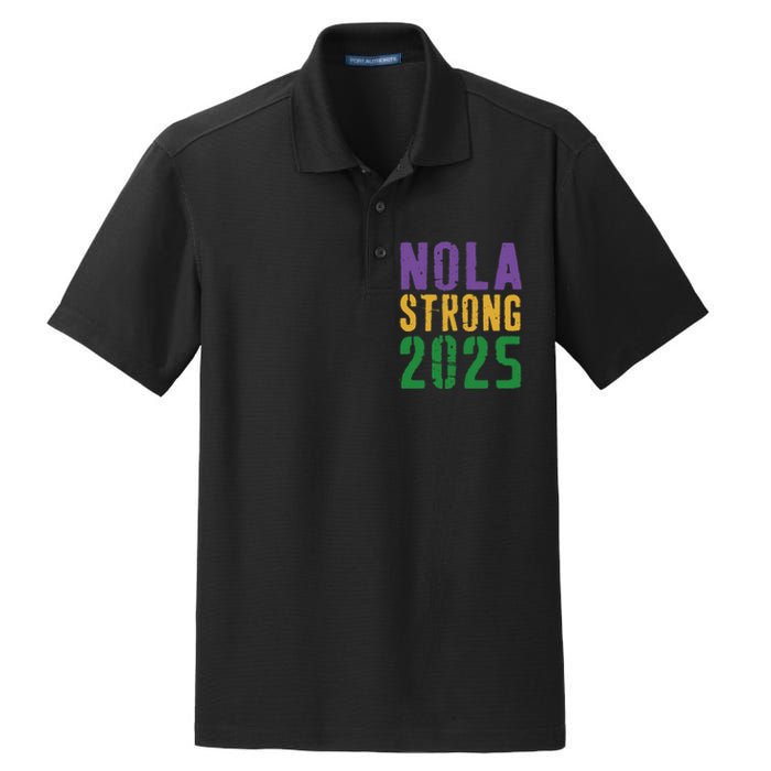 Nola Strong 2025 Dry Zone Grid Polo