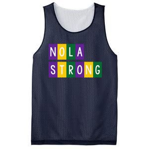 Nola Strong 2025new Orleans Support Mesh Reversible Basketball Jersey Tank