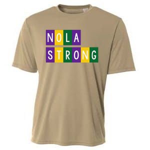 Nola Strong 2025new Orleans Support Cooling Performance Crew T-Shirt