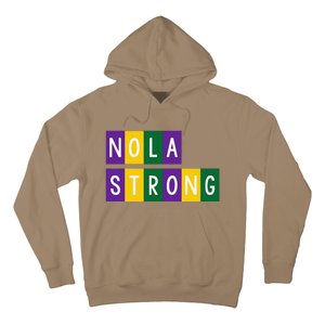 Nola Strong 2025new Orleans Support Hoodie