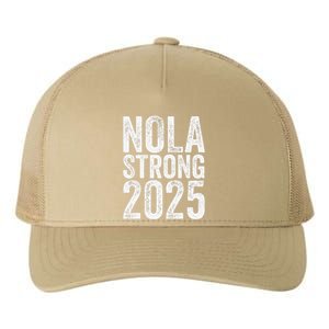 Nola Strong 2025 Never Forget New Orleans Support Yupoong Adult 5-Panel Trucker Hat