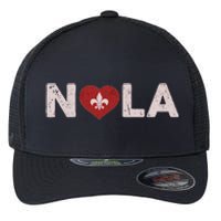 Nola Strong 2025 New Orleans Support Flexfit Unipanel Trucker Cap