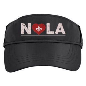 Nola Strong 2025 New Orleans Support Adult Drive Performance Visor