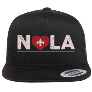 Nola Strong 2025 New Orleans Support Flat Bill Trucker Hat