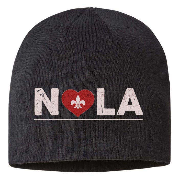 Nola Strong 2025 New Orleans Support Sustainable Beanie