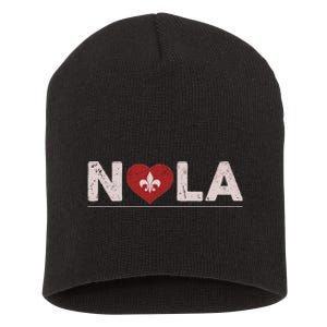 Nola Strong 2025 New Orleans Support Short Acrylic Beanie