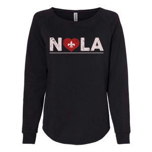 Nola Strong 2025 New Orleans Support Womens California Wash Sweatshirt