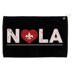 Nola Strong 2025 New Orleans Support Grommeted Golf Towel