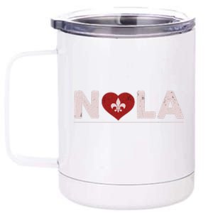 Nola Strong 2025 New Orleans Support 12 oz Stainless Steel Tumbler Cup