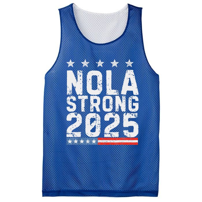 Nola Strong 2025 New Orleans Mesh Reversible Basketball Jersey Tank