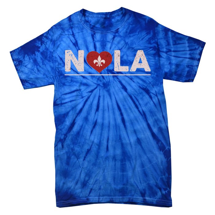 Nola Strong 2025 New Orleans Tie-Dye T-Shirt