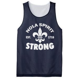 Nola Strong 2025 Never Forget New Orleans Support Funny Mesh Reversible Basketball Jersey Tank